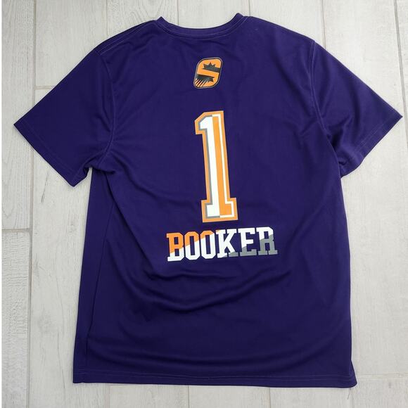 NBA Devin Booker Phoenix Suns Jersey Performance Men's Large Shirt Basketball L - Picture 4 of 8